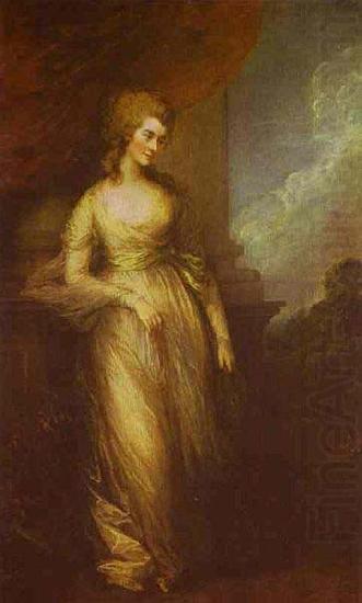 Thomas Gainsborough Portrait of Georgiana, Duchess of Devonshire oil painting picture